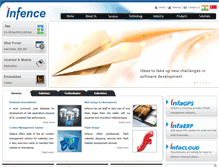 Tablet Screenshot of infence.com
